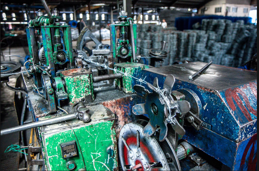 Barbed Wire Production